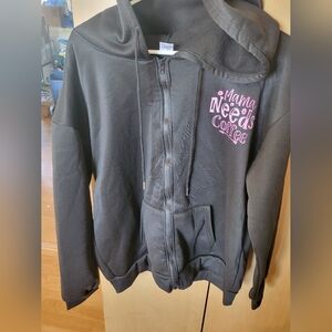 Mama Needs Coffee Skull Hoodie